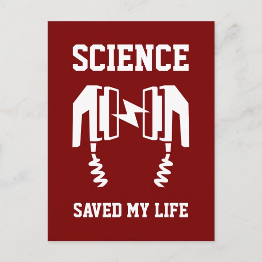 科学救の人生 ポストカード (正面)
