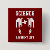 科学救の人生 缶バッジ (正面)