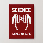 科学救の人生 缶バッジ (正面)