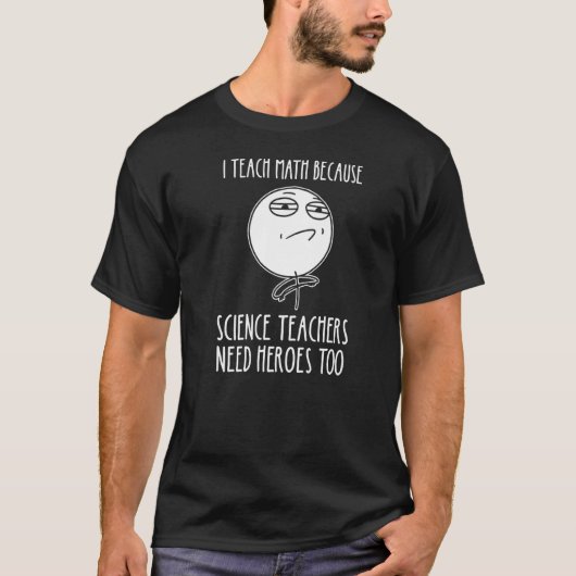 科学教えの先生数数 Tシャツ (正面)