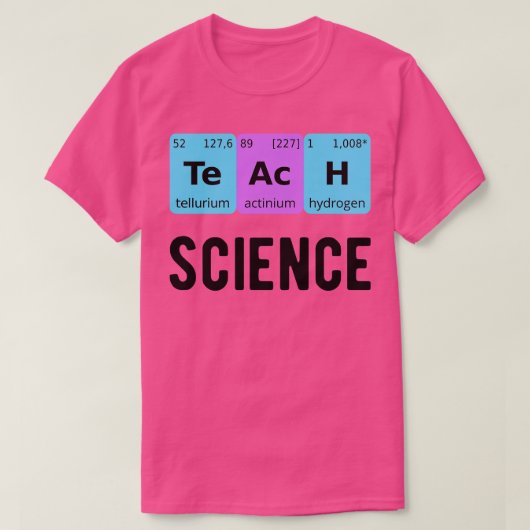 科学教えII Tシャツ (デザイン正面)