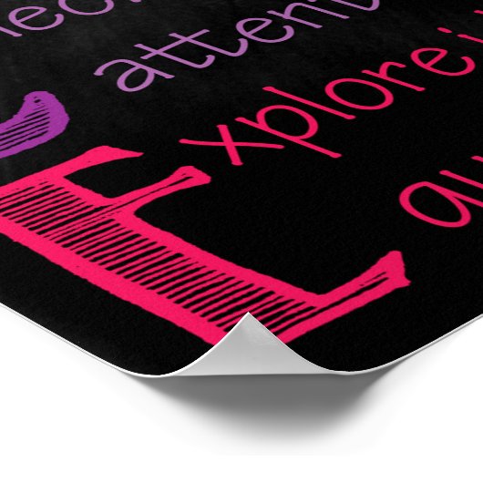 科学教室ルールポスター ポスター (角)