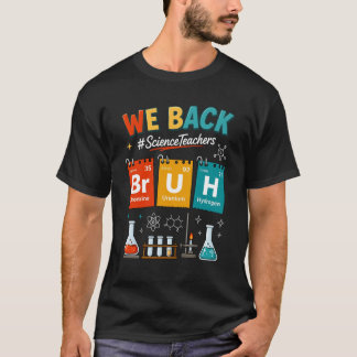 科学教師周期表バックトゥスクール化学 Tシャツ