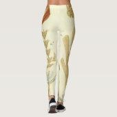 科学教科書生物学ヴィンテージサンゴ動物 レギンス (裏面)