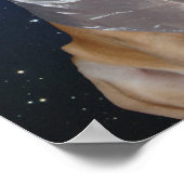 科学数学かわいい宇宙ラボスターズ ポスター (角)