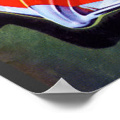 科学整備士誌ヴィンテージ車をカバー ポスター (角)