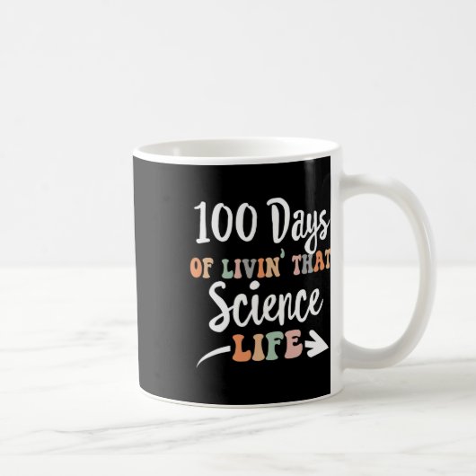 科学日100Th Day Of School For Stem 教え コーヒーマグカップ (右)