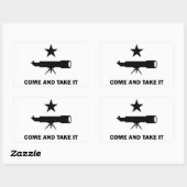 科学来者の為に「それを取りなさい」 長方形シール (シート)