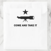 科学来者の為に「それを取りなさい」 長方形シール (バッグ)