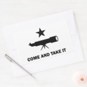 科学来者の為に「それを取りなさい」 長方形シール (封筒)