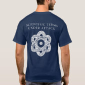 科学検閲のないオルウェルの名言 Tシャツ (裏面)