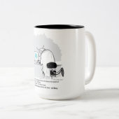 科学牛人救類 ツートーンマグカップ (正面右)