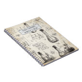 科学物カスタムスパイラル写真帳 ノートブック (右側)