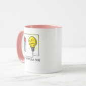 科学物理の冗談おもしろい マグカップ (正面左)