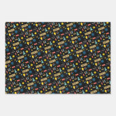 科学物理学 ラッピングペーパーシート (正面3)