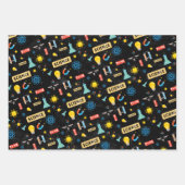 科学物理学 ラッピングペーパーシート (正面)