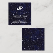 科学物理宇宙宇宙モノグラム平野 スクエア名刺 (正面/裏面)