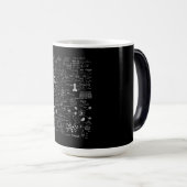 科学物理数学化学生物学天文学 モーフィングマグカップ (正面右)