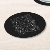 科学物理数学化学生物学天文学 ラウンドペーパーコースター (アングル)