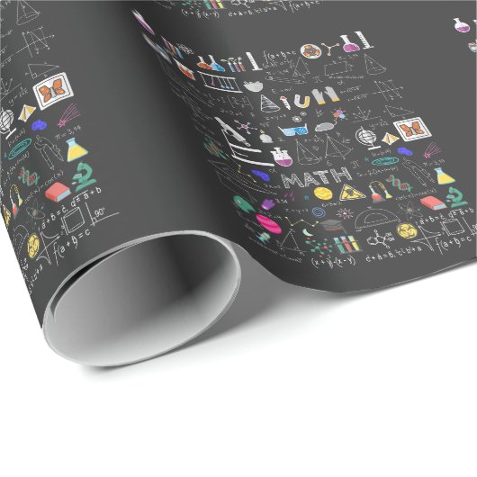 科学物理数学化学生物学天文学 ラッピングペーパー (ロールコーナー)