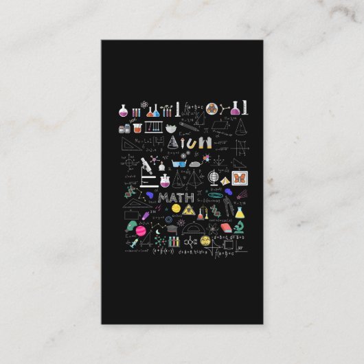 科学物理数学化学生物学天文学 名刺 (正面)