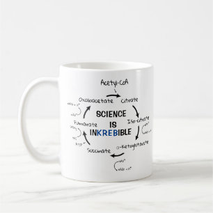 科学生物学クレブのサイクルおもしろい先生 コーヒーマグカップ