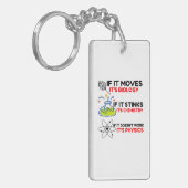 科学生物学化学物理学 キーホルダー (正面左)