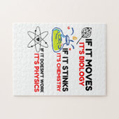 科学生物学化学物理学 ジグソーパズル (横)