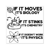 科学生物学化学物理学 セルフインキングスタンプ (デザイン)