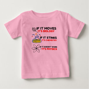 科学生物学化学物理学 ベビーTシャツ
