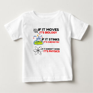 科学生物学化学物理学 ベビーTシャツ