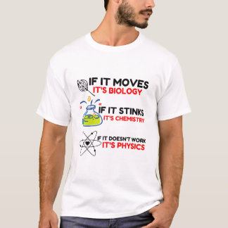 科学生物学化学物理学 Tシャツ