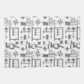 科学生物学物理地質学数学パターン キッチンタオル (横)