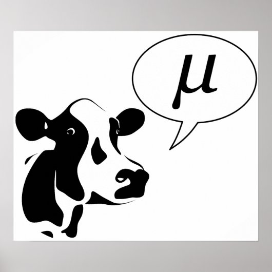 科学的な牛がMuに行く ポスター (正面)