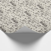 科学的な用具 ラッピングペーパー (角)