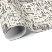 科学的な用具 ラッピングペーパー (ロールコーナー)