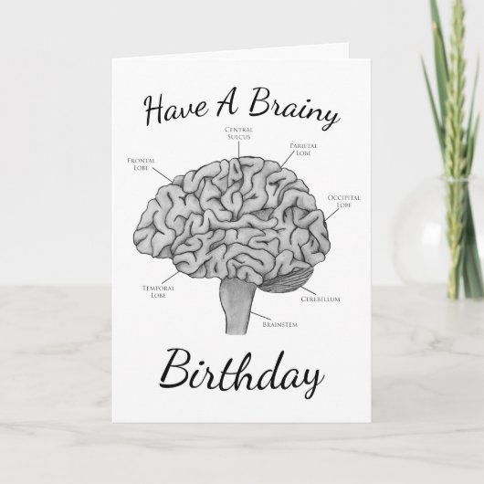 科学的な脳 カード (正面)