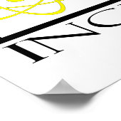 科学的に傾いている ポスター (角)