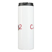 科学的話カフェイン分子式 タンブラー (裏面)