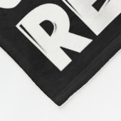 科学研究に資金を集めたい少女たち フリースブランケット (角)