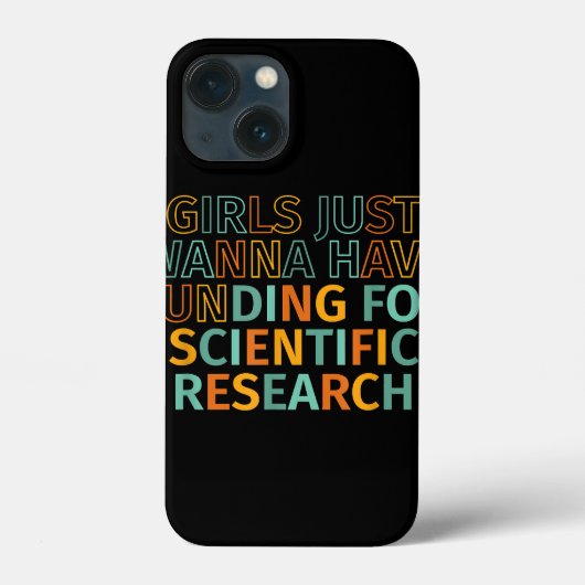 科学研究のための資金調達を女子は願うのみ Case-Mate iPhoneケース (裏面)