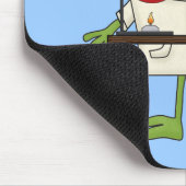 科学研究所のカエル マウスパッド (コーナー)