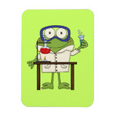 科学研究所のカエル マグネット (縦)