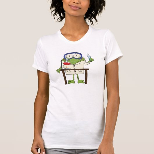 科学研究所のカエル Tシャツ (正面)