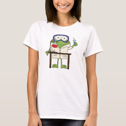 科学研究所のカエル Tシャツ (正面)