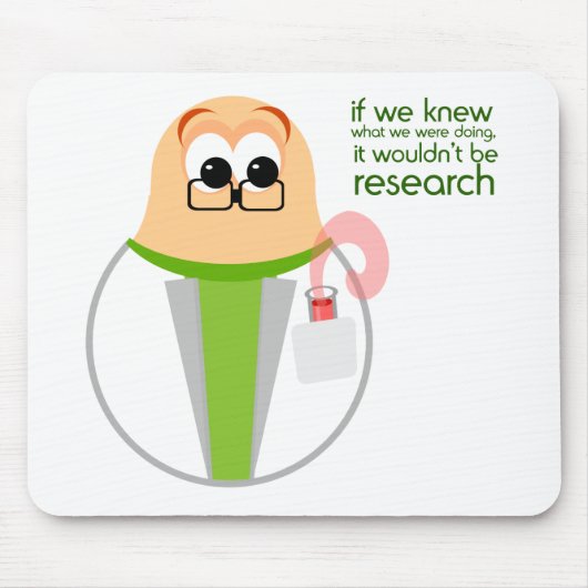 科学研究所の研究者のマウスパッド マウスパッド (正面)