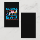 科学研究所技術者科学者 名刺 (正面/裏面)