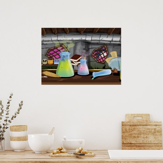 科学研究所 ポスター (キッチン)