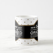 科学研究者卒業者シリンダー コーヒーマグカップ (中央)