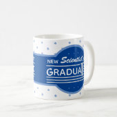 科学研究者卒業者シリンダー コーヒーマグカップ (正面右)